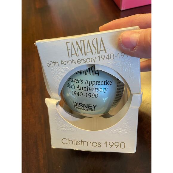 Disney Fantasia 50th Anniversary 1940-1990 Christmas 1990 Ornament NIB - Picture 5 of 6